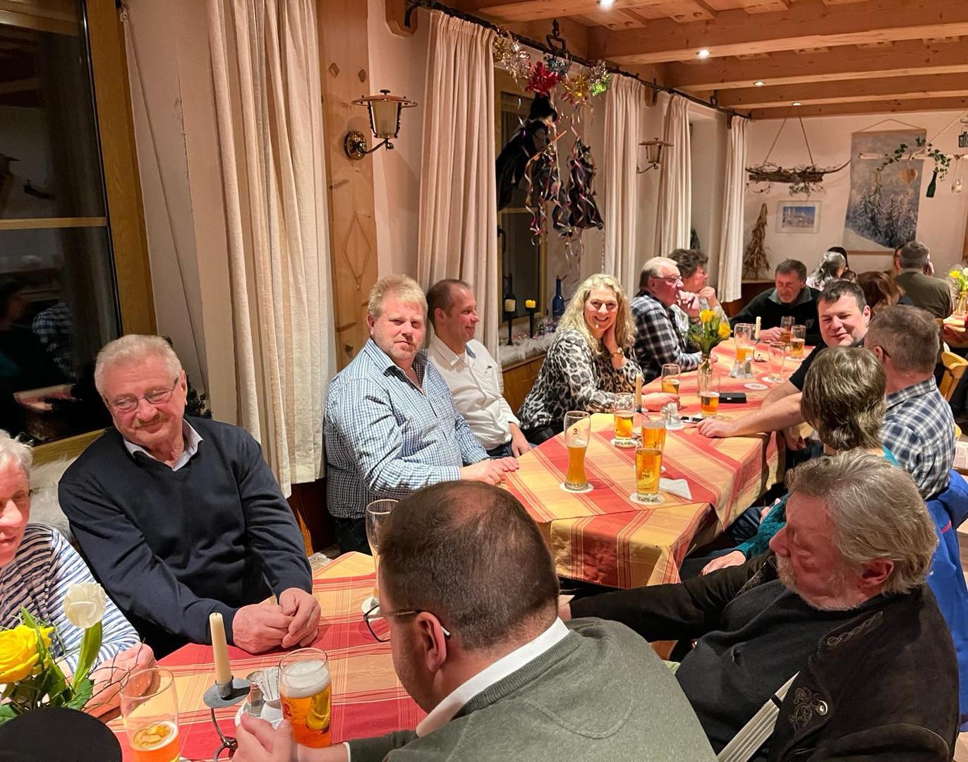 Essen mit den Jubilaren